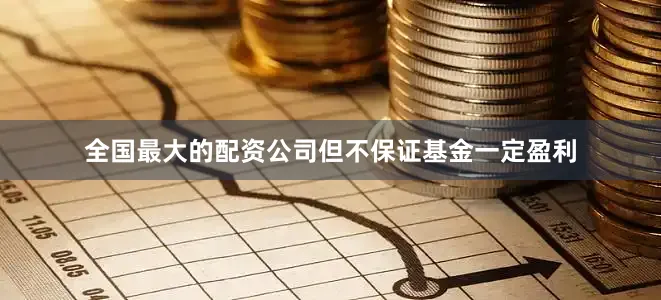 全国最大的配资公司但不保证基金一定盈利