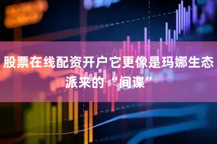 股票在线配资开户它更像是玛娜生态派来的 “间谍”